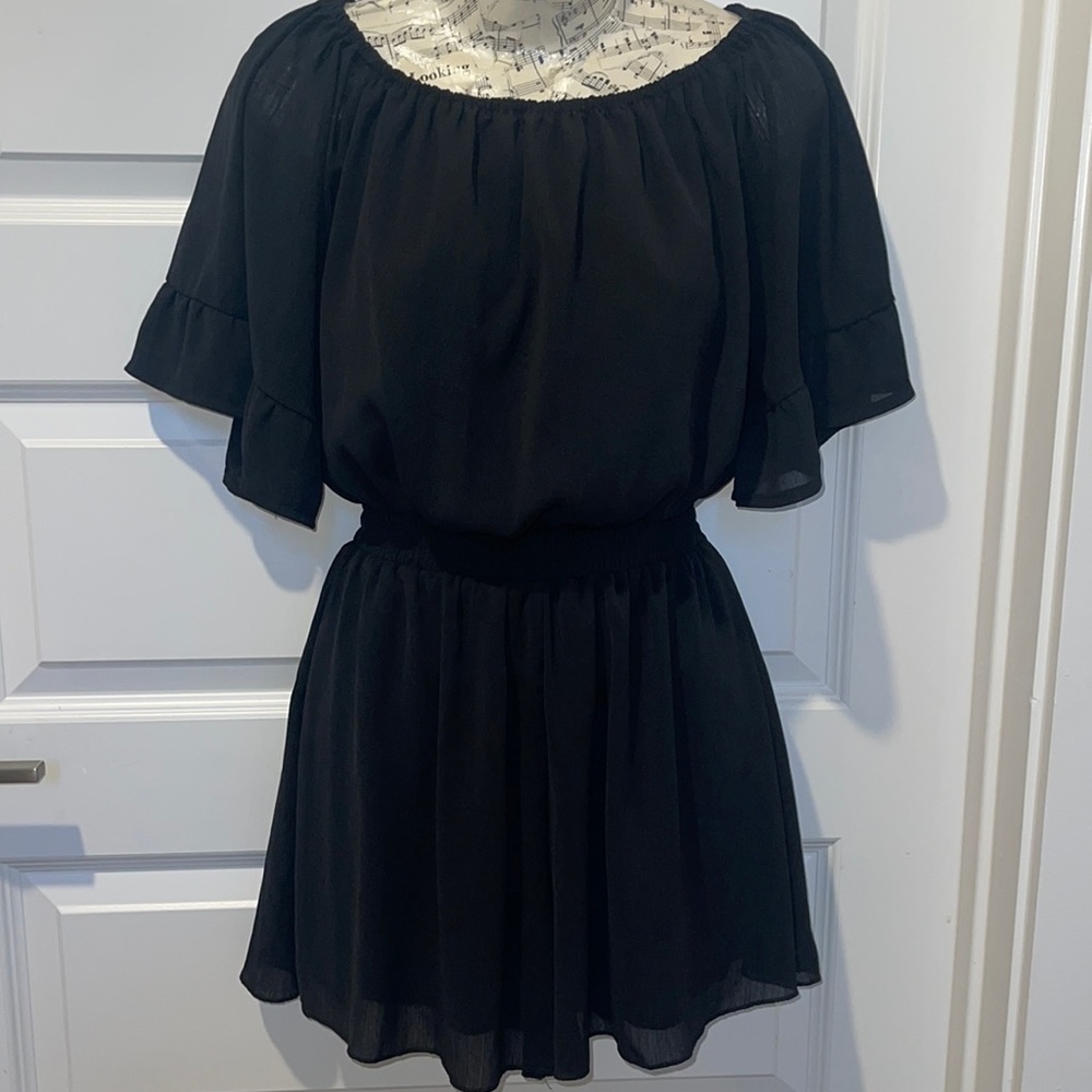 Reoria Black Romper